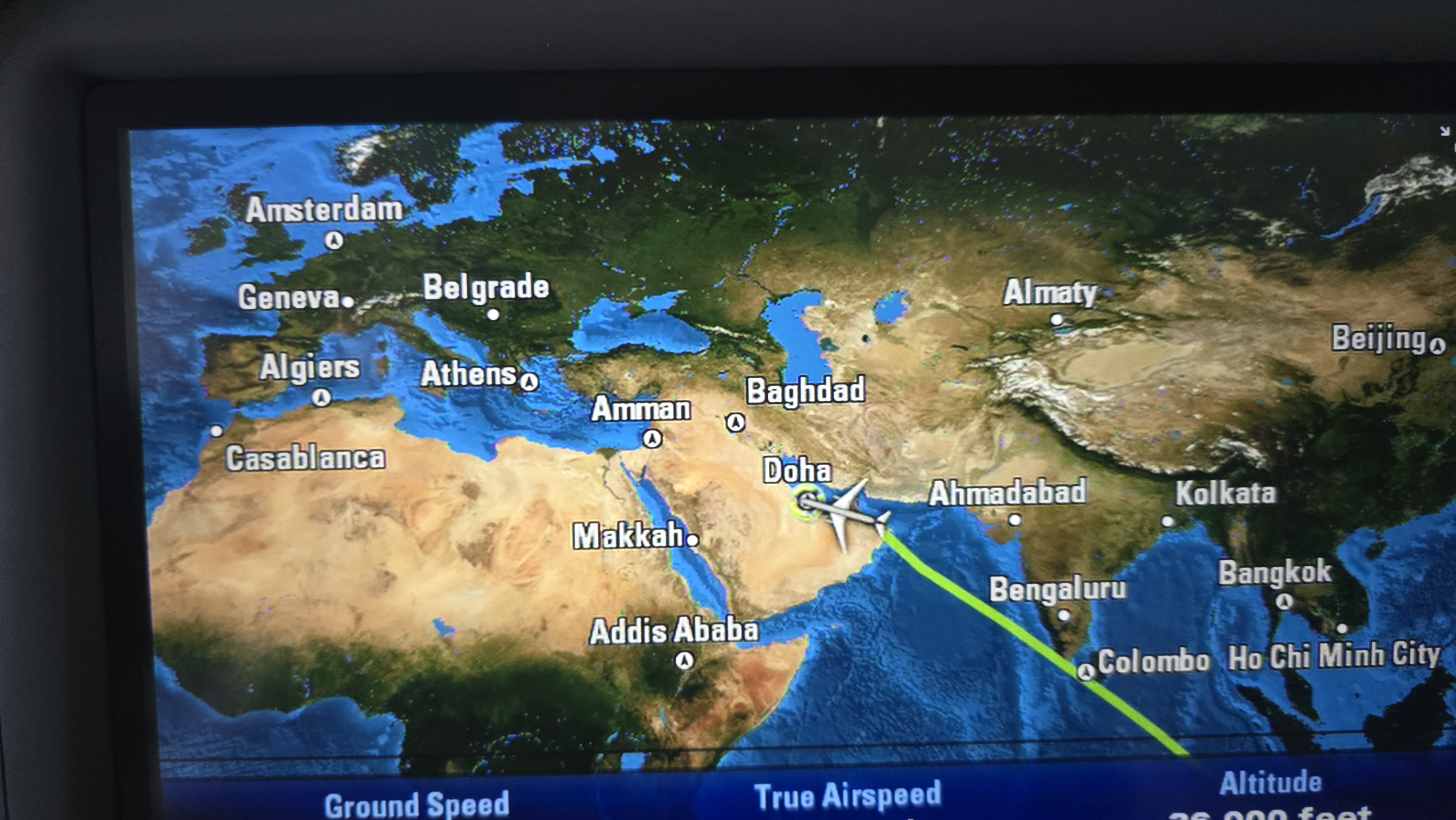 Arrival in Nairobi